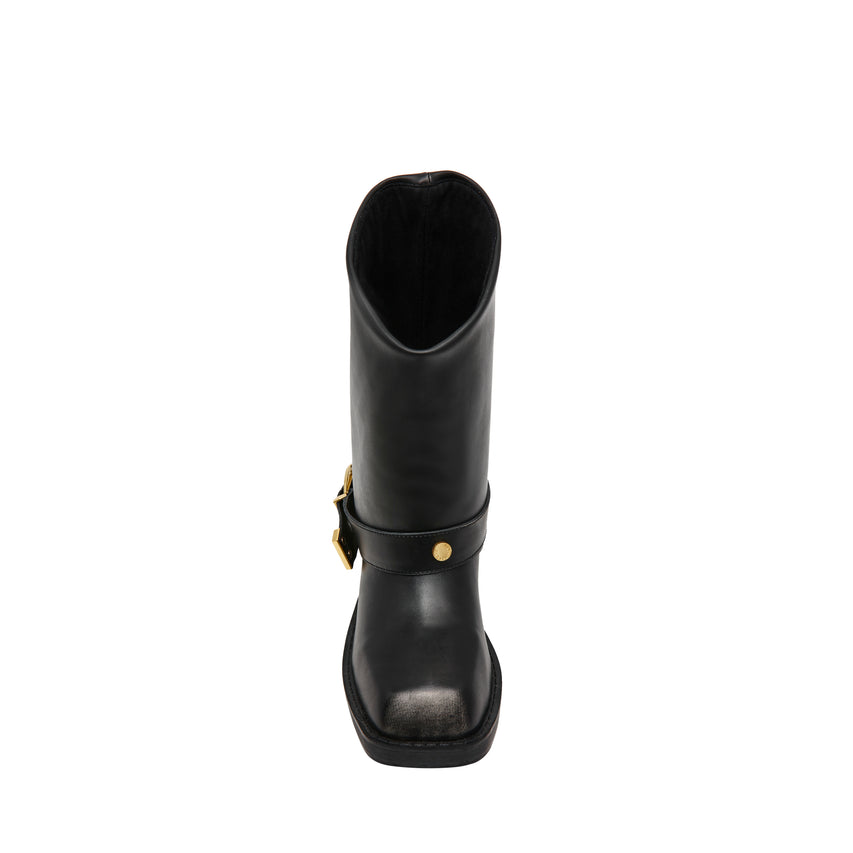 CLIMAXX STIVALE NERO DISTRESSED