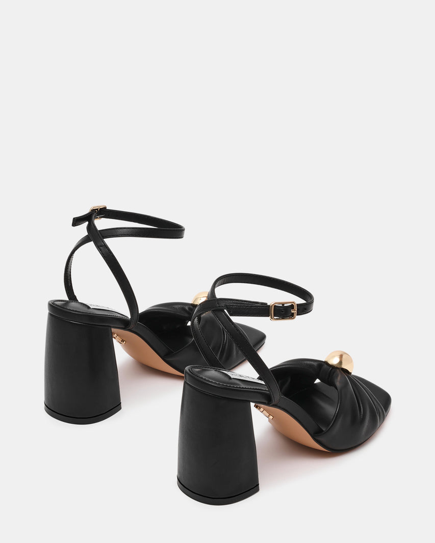 Meladi Sandalo Nero Pelle - view 5