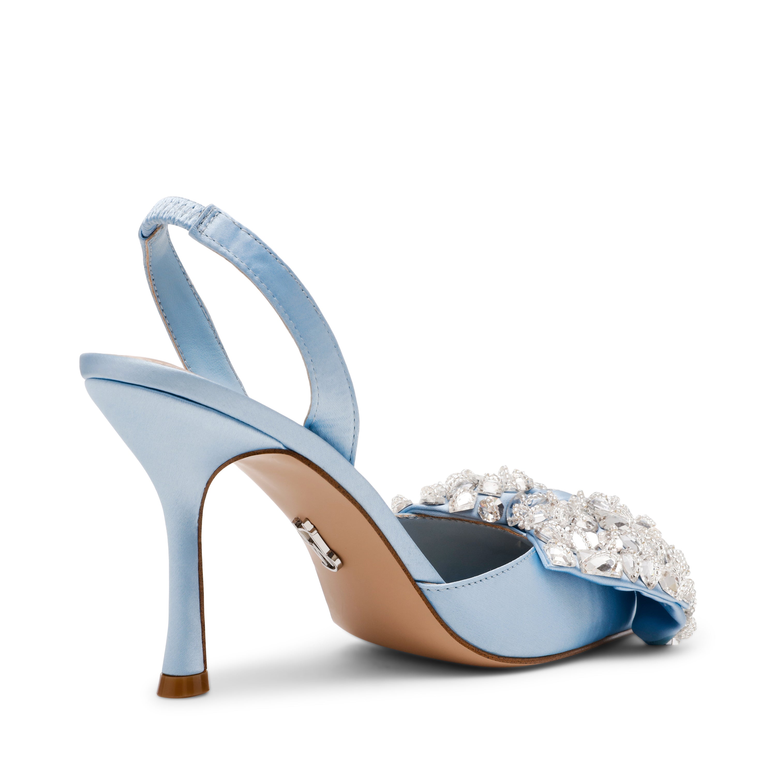 Lovie Décolleté Blu Satin - view 5