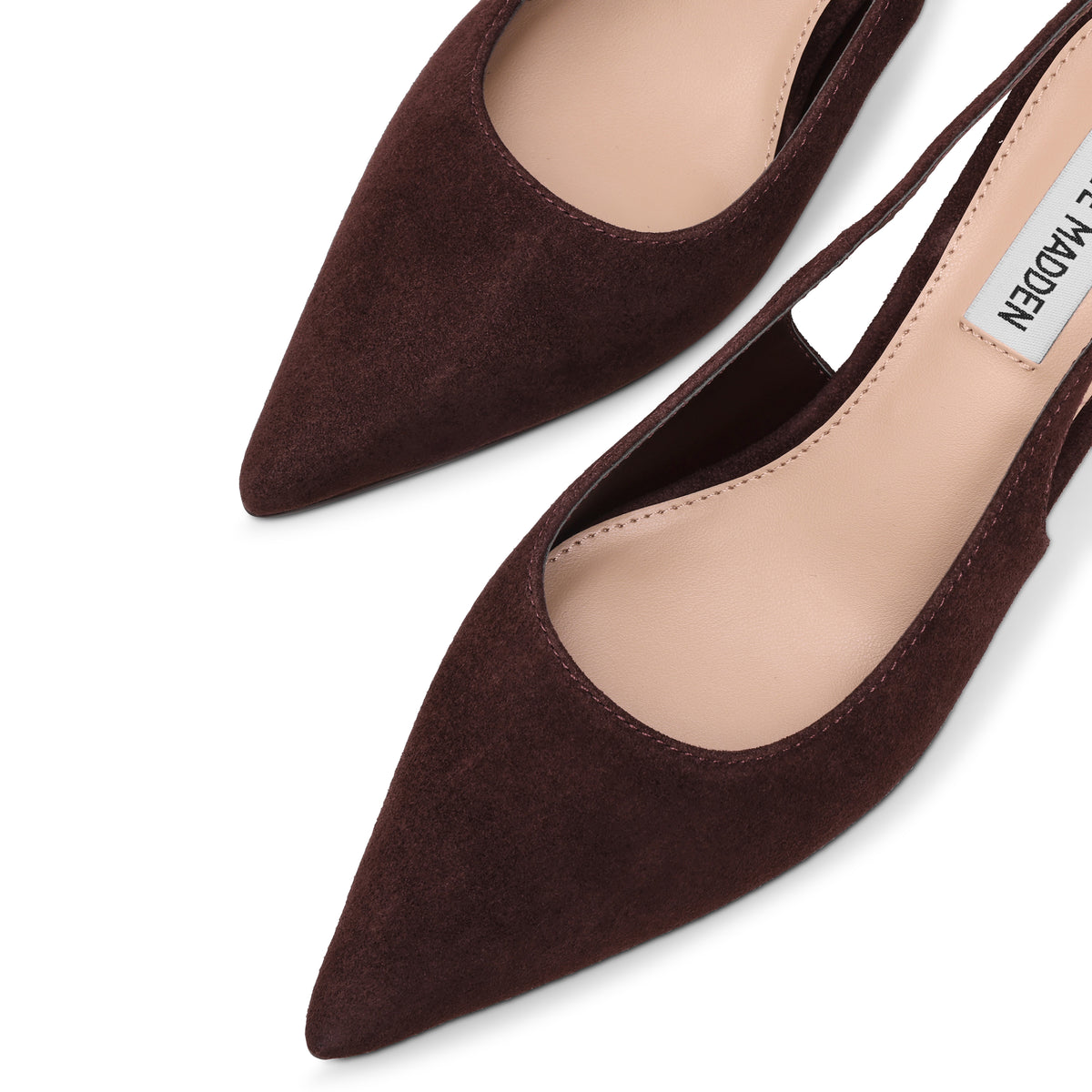 Korra Décolleté Coffee Suede - view 3