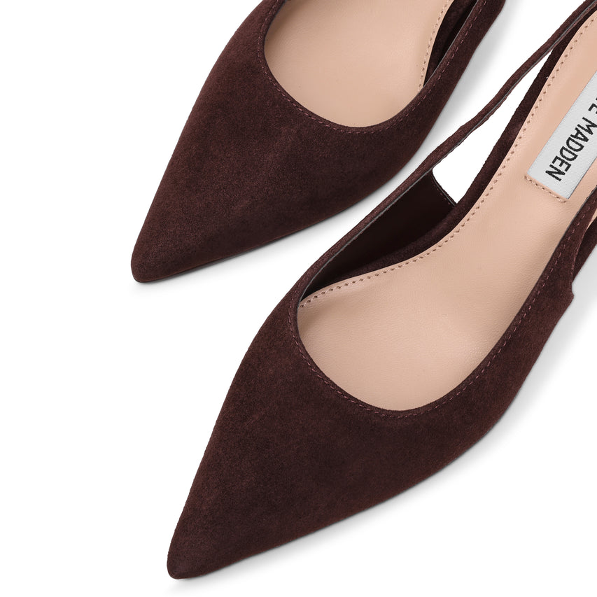 Korra Décolleté Coffee Suede - view 3
