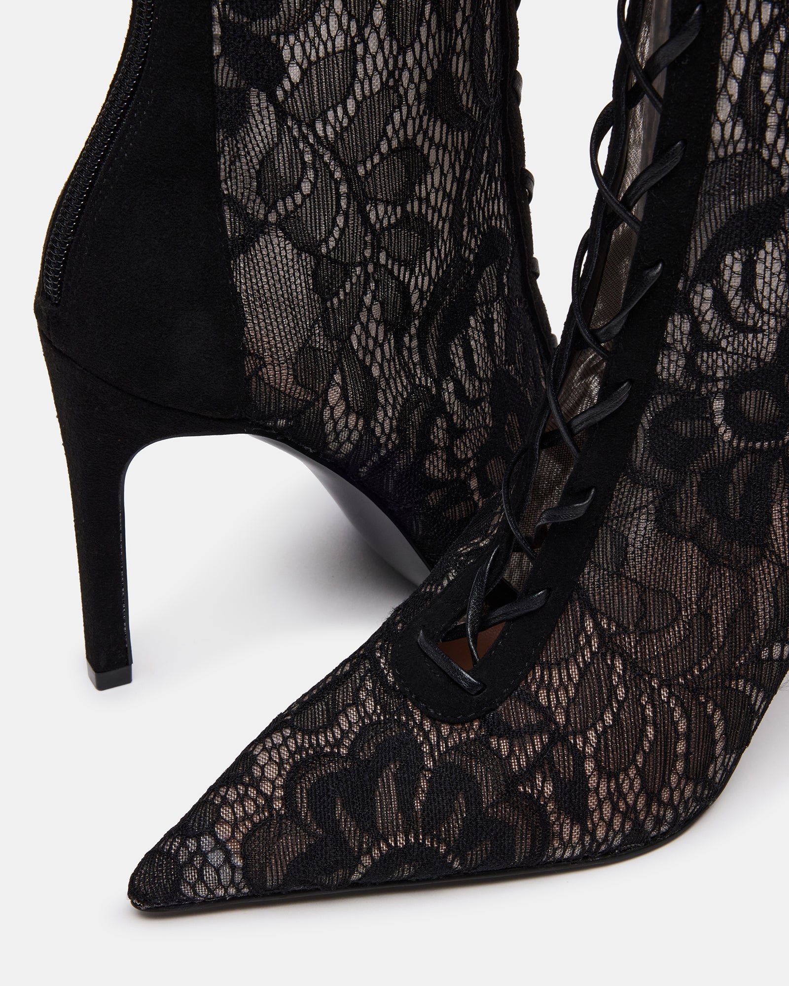 Maxine Stivali Nero Lace - view 3