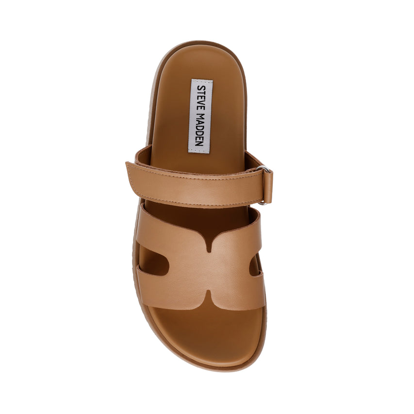 Missile Sandalo Cognac Pelle