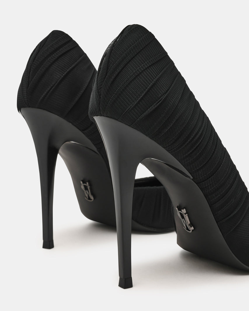 Evangeline Décolleté Nero Mesh - view 3