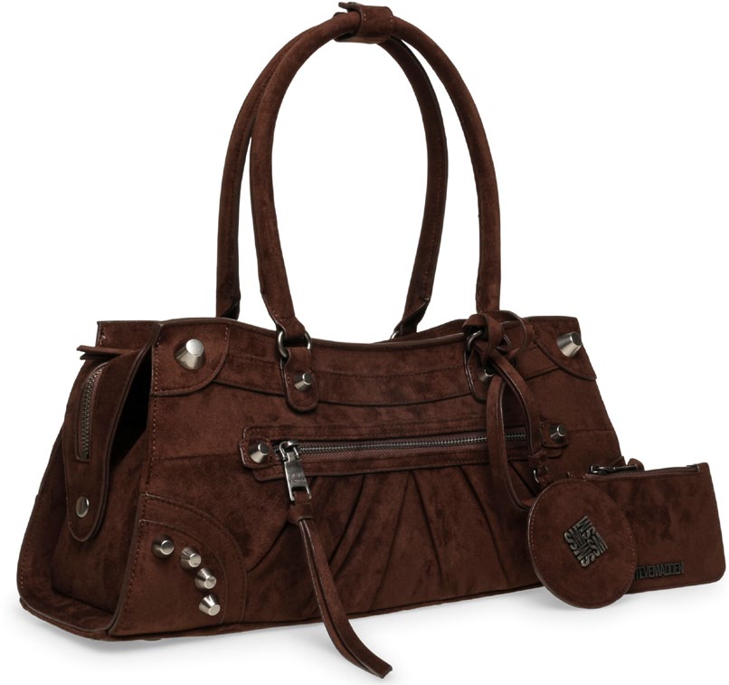 Bravyn-S Borsa Chocolate Argento - view 2