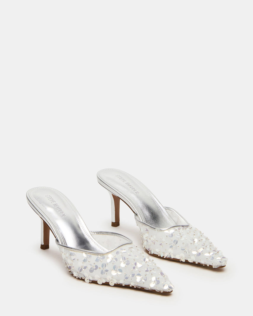 Alexi Mule Sequin Argento - view 2