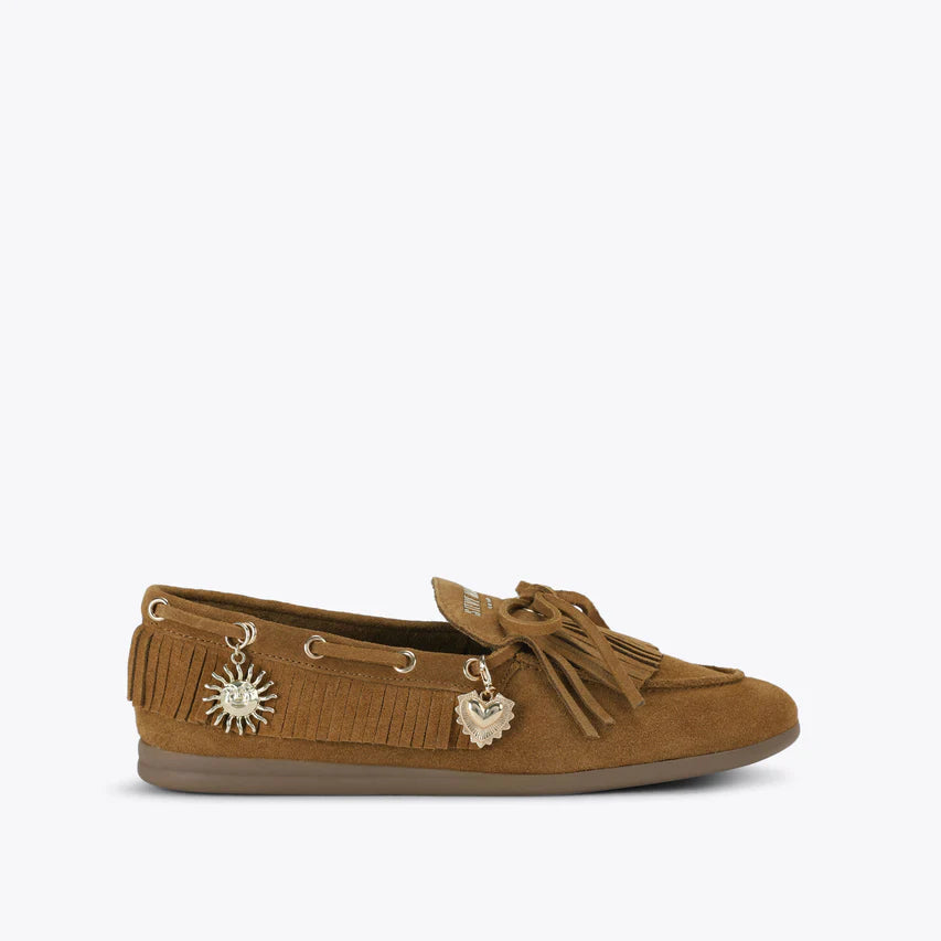 Rascals Mocassino Tan Suede