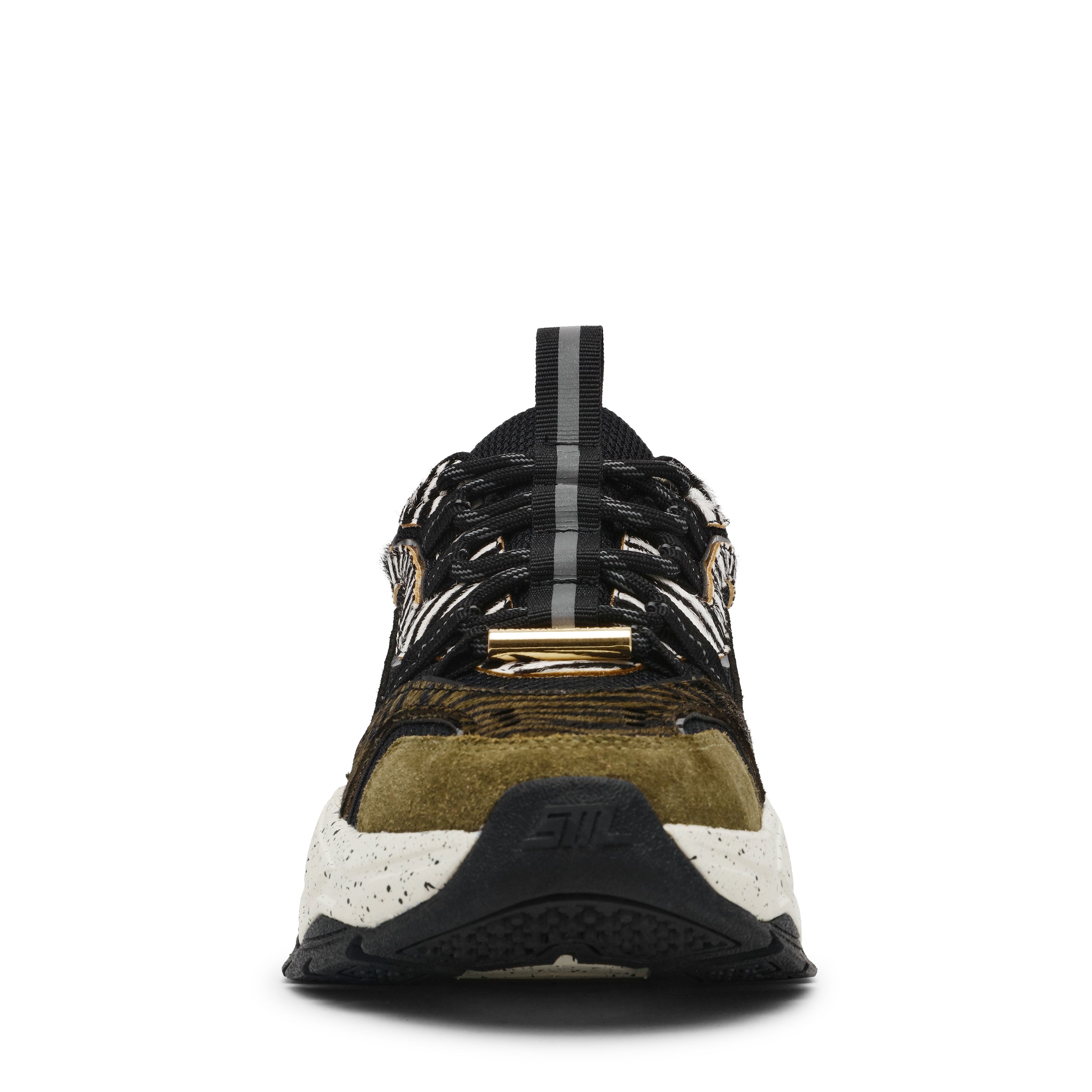 ANIMATES-L SNEAKER OLIVE ZEBRA