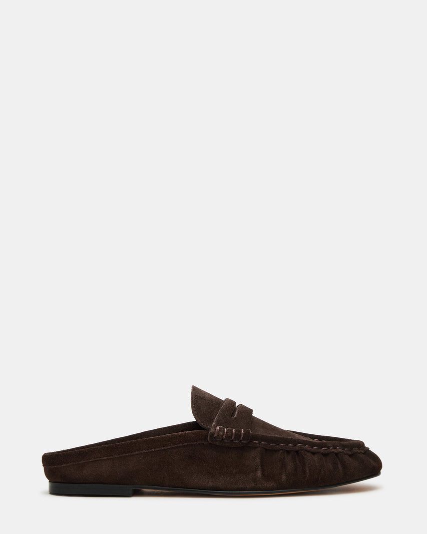 Rafe Mule Chocolate Marrone Suede