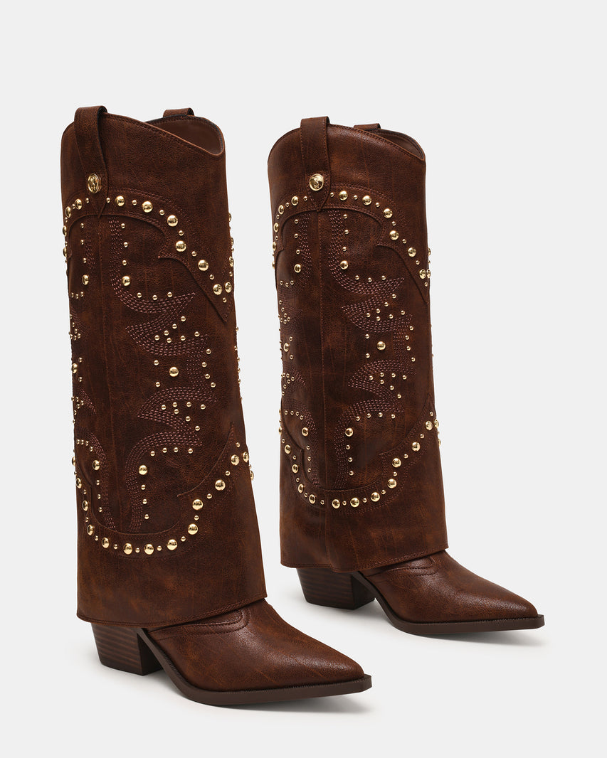 Stagecoach Stivale Marrone Pelle - view 5