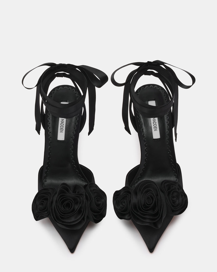 Rosie Décolleté Nero Satin - view 4