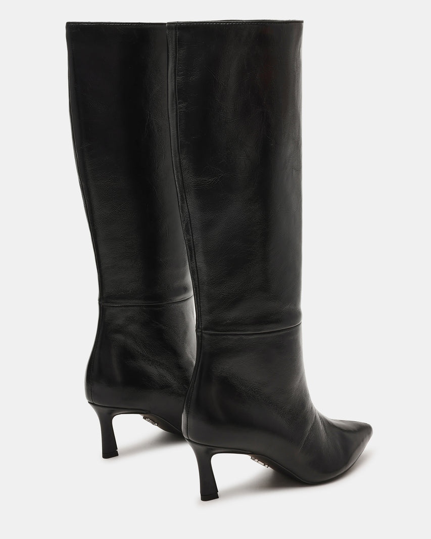Lavan Stivale Nero Crinkle Patent - view 4