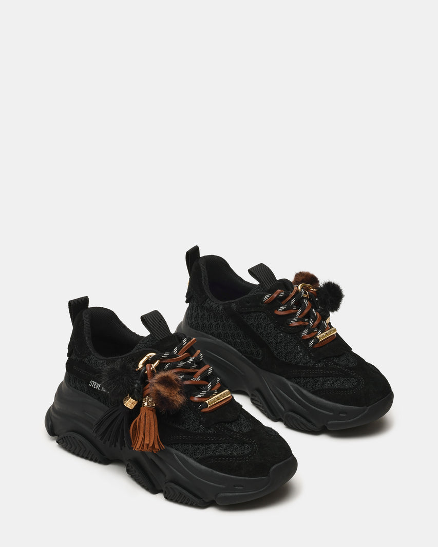 Possession-pp Sneaker Nero Suede - view 2
