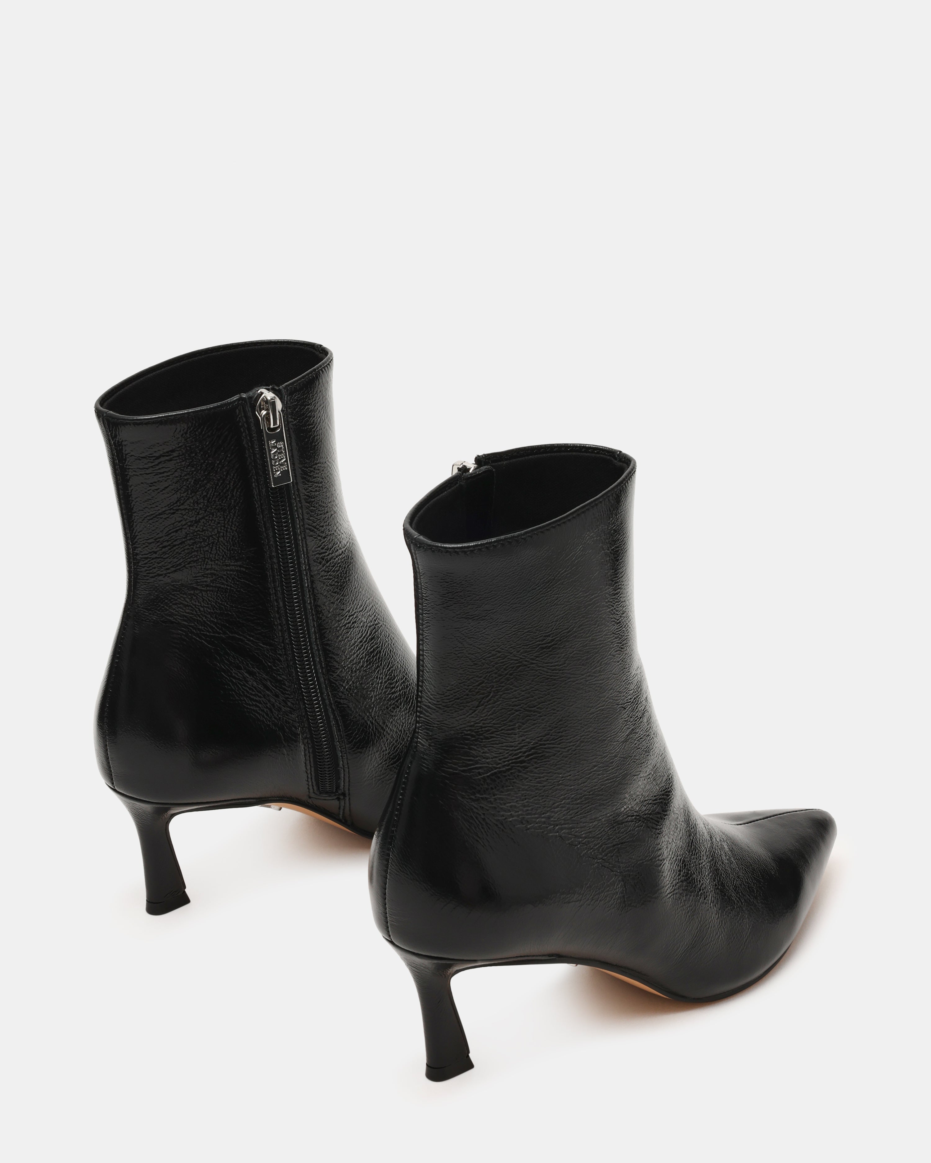 Lulah Stivale Nero Crinkle Vernice - view 5
