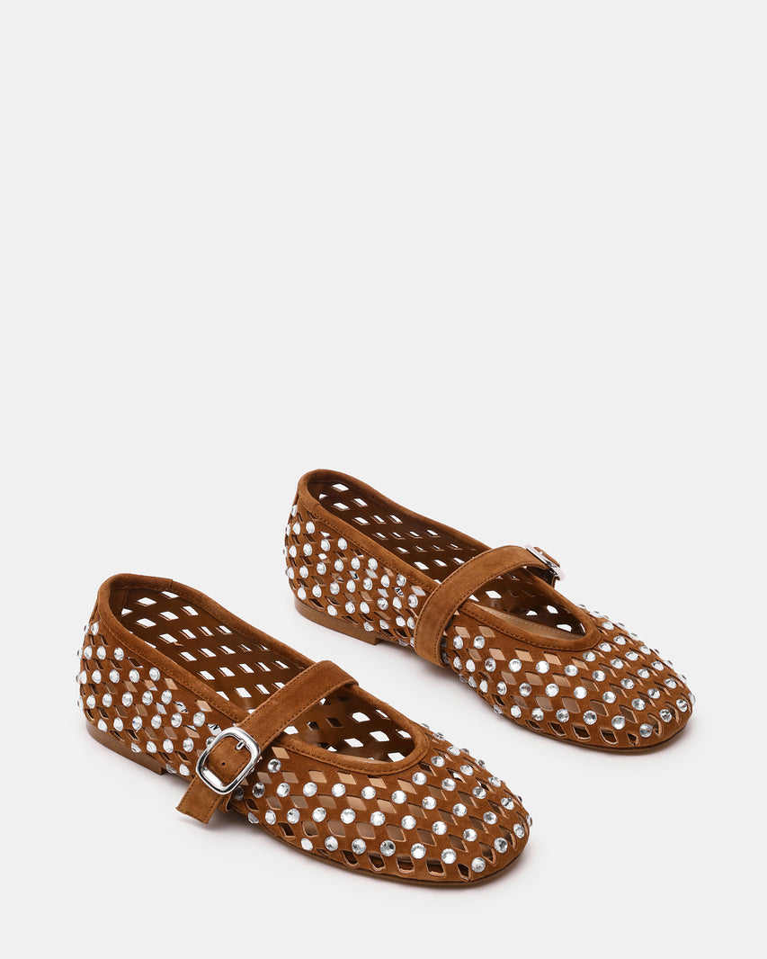 Rerun Ballerina Chestnut Suede - view 2