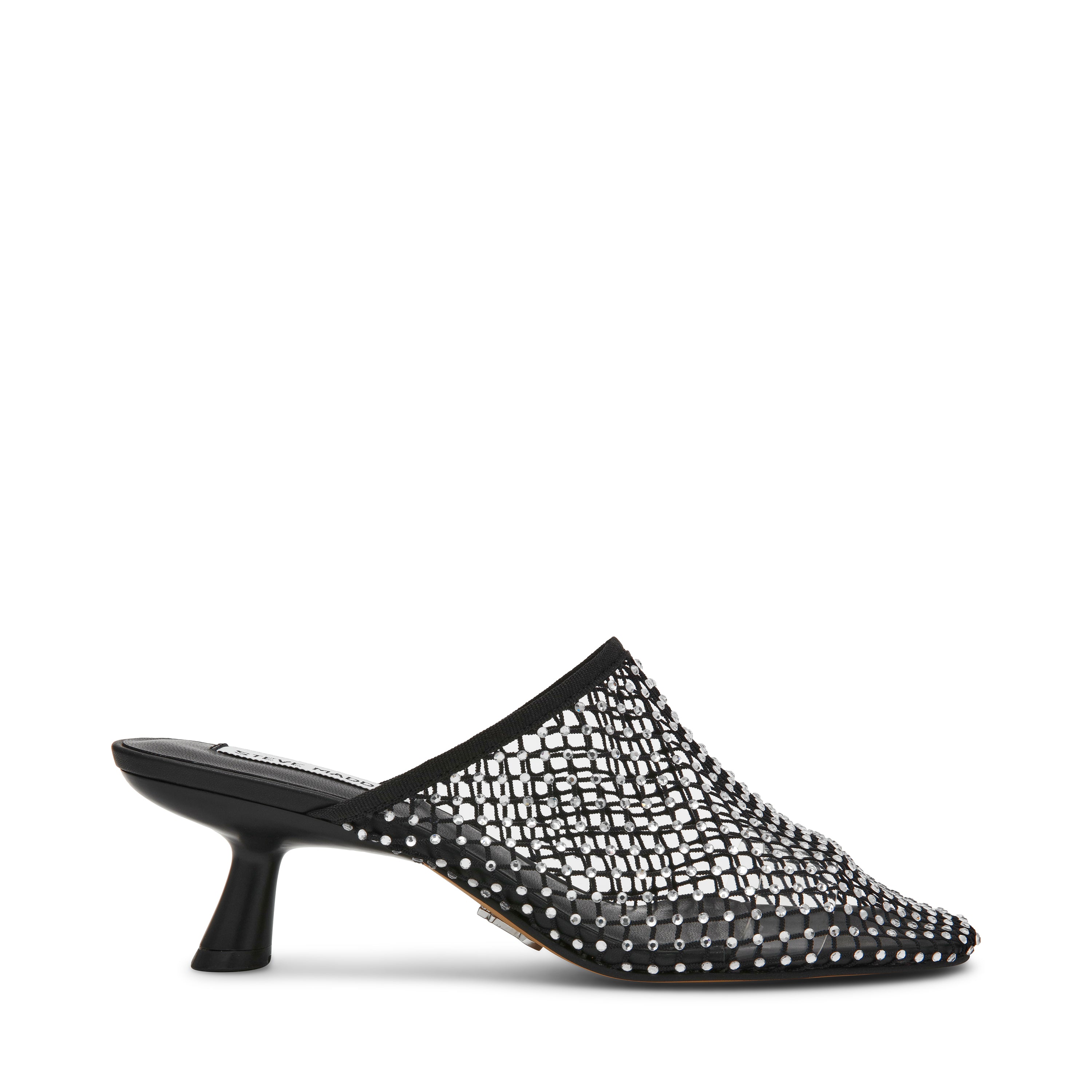 X-Ray Mule Nero Argento