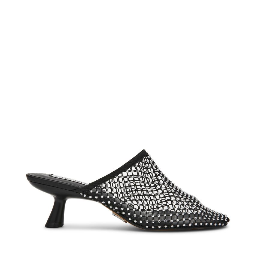 X-Ray Mule Nero Argento