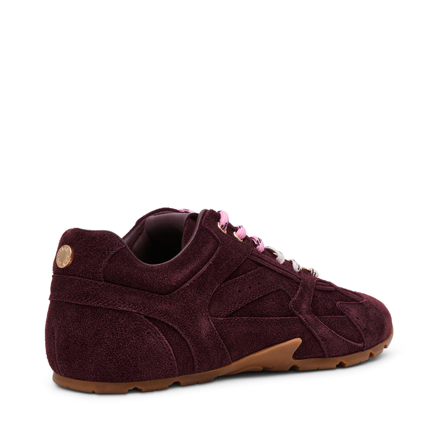 Asiel Sneaker Borgogna Suede