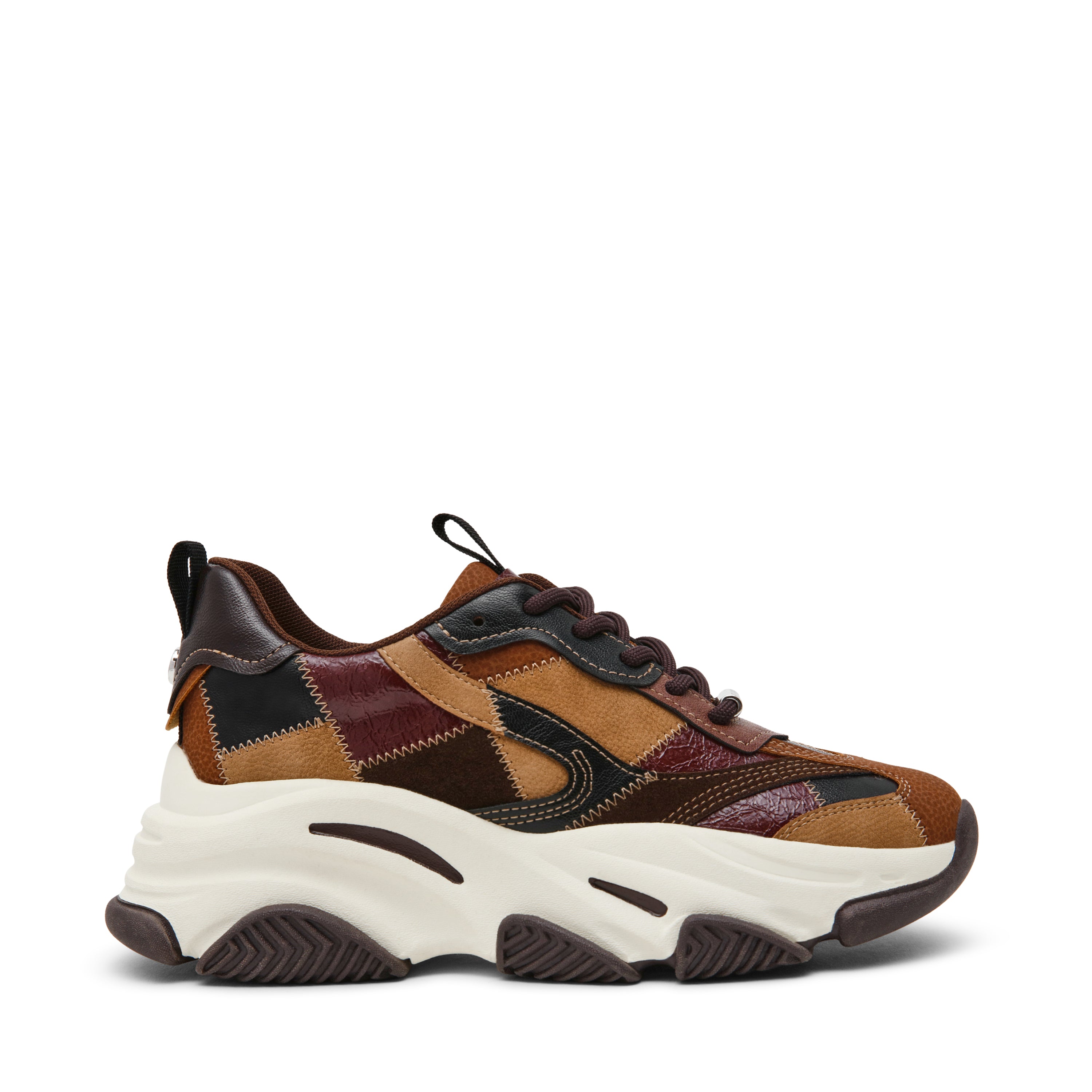 PUZZLEZ SNEAKER MARRONE MULTI