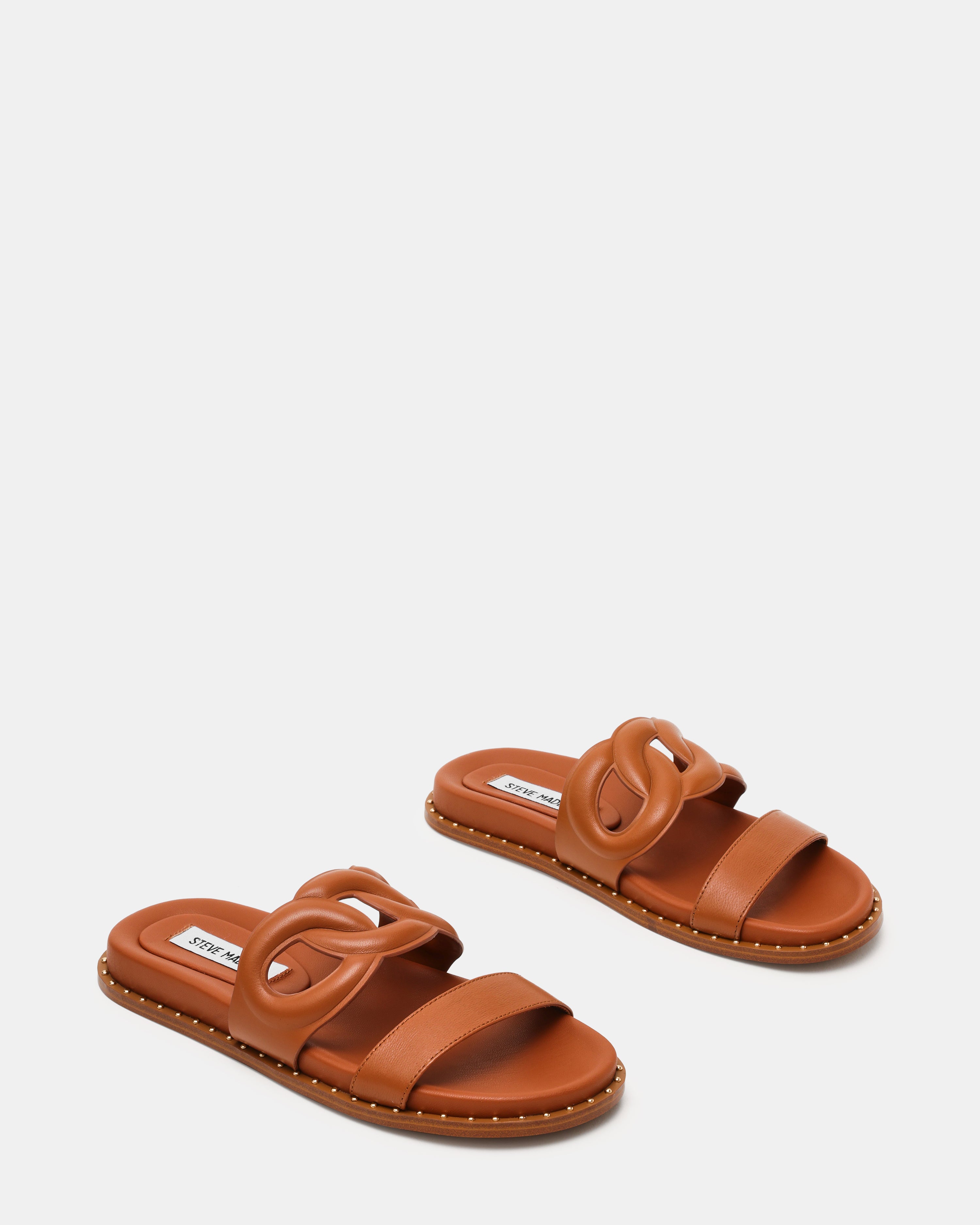 Sandlot Sandalo Cognac Pelle - view 6
