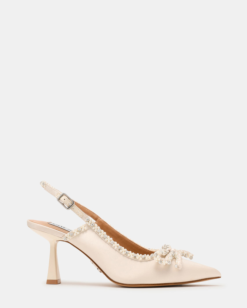 Florissa Slingback Avorio Satin