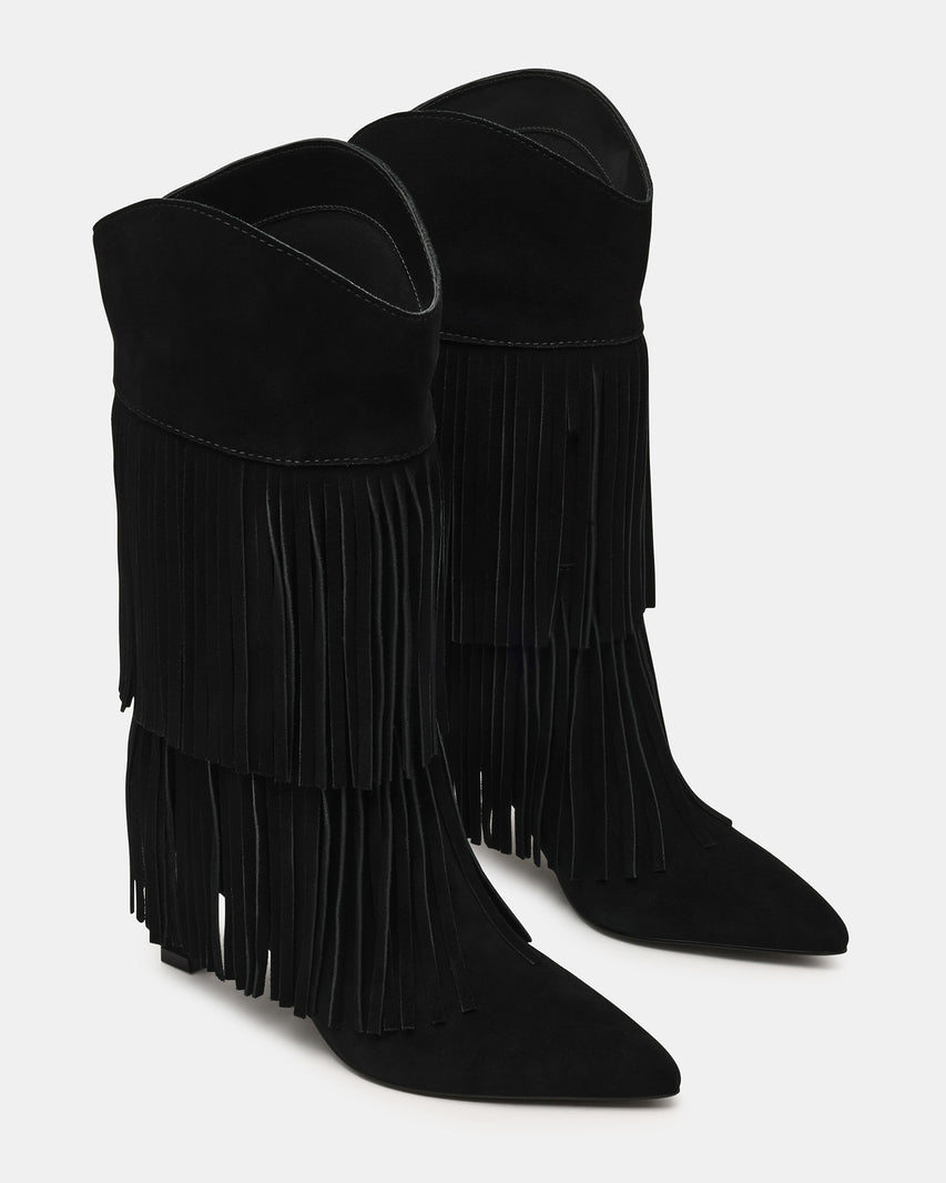 Torch Stivale Nero Suede - view 2