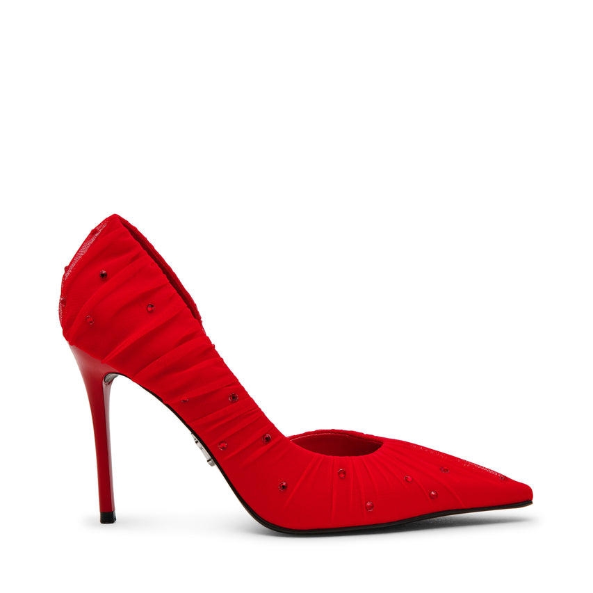 Danville Décolleté Rosso Satin