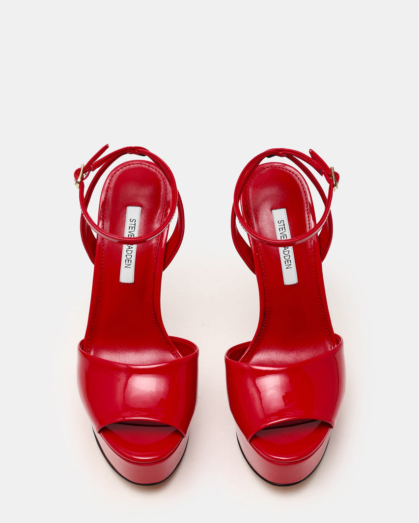 Jezzica Sandalo Rosso Vernice - view 5