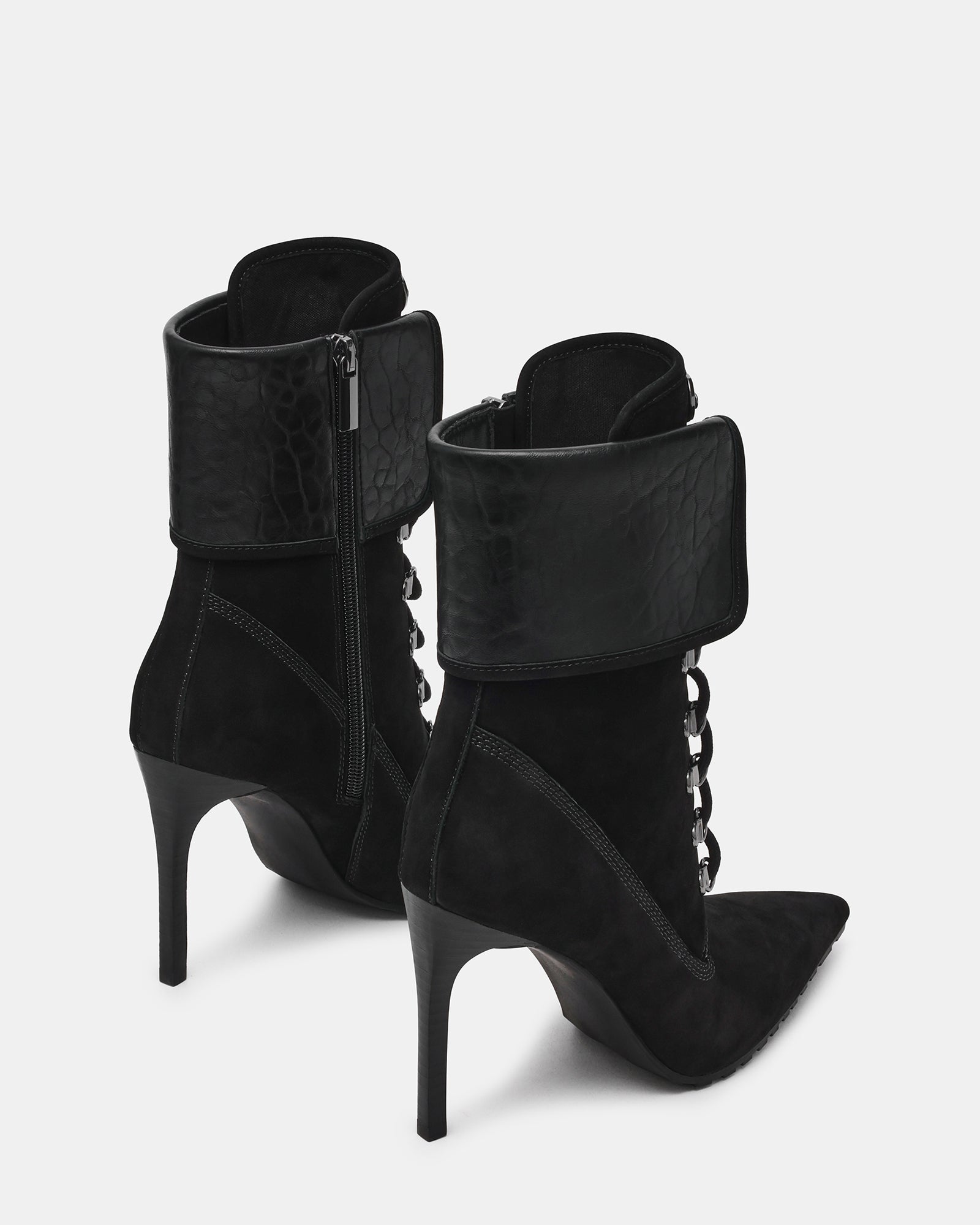 Morals Stivaletto Nero Nubuck - view 5