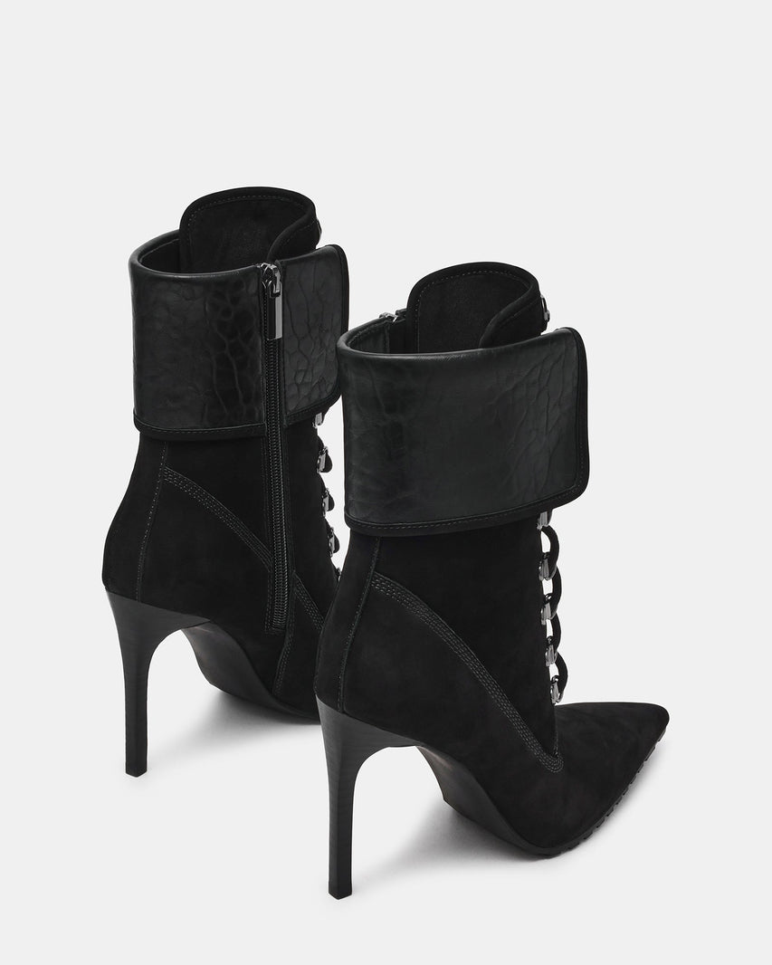 Morals Stivaletto Nero Nubuck - view 5