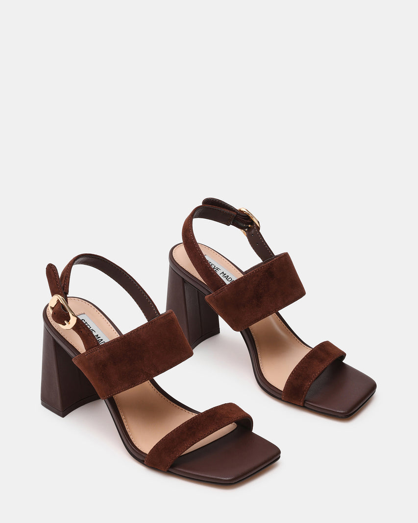 Wendie Sandalo Choco Marrone Suede - view 2