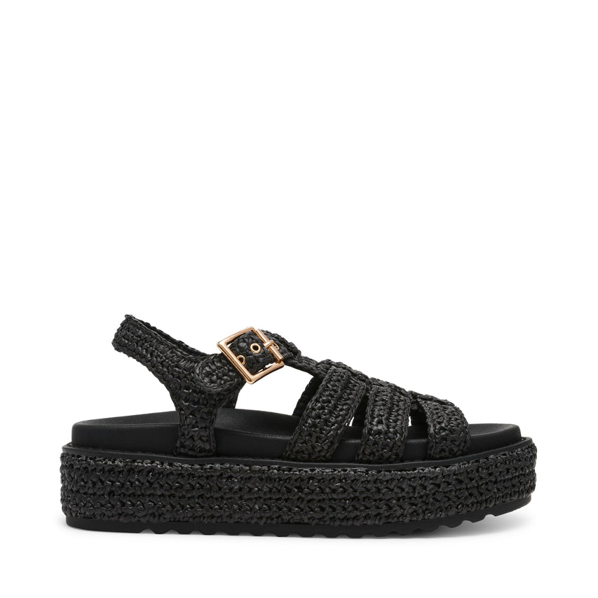 BEELINE NERO RAFFIA