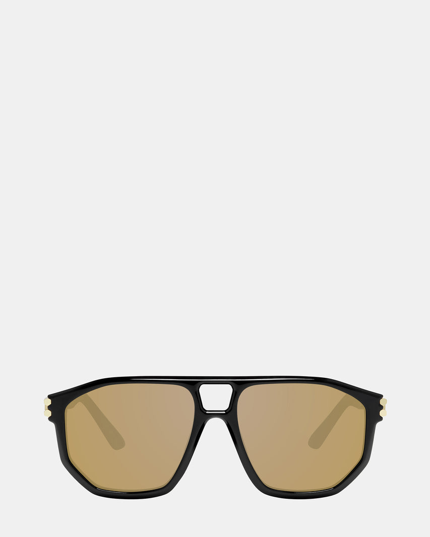 Demson Occhiali Nero Oro