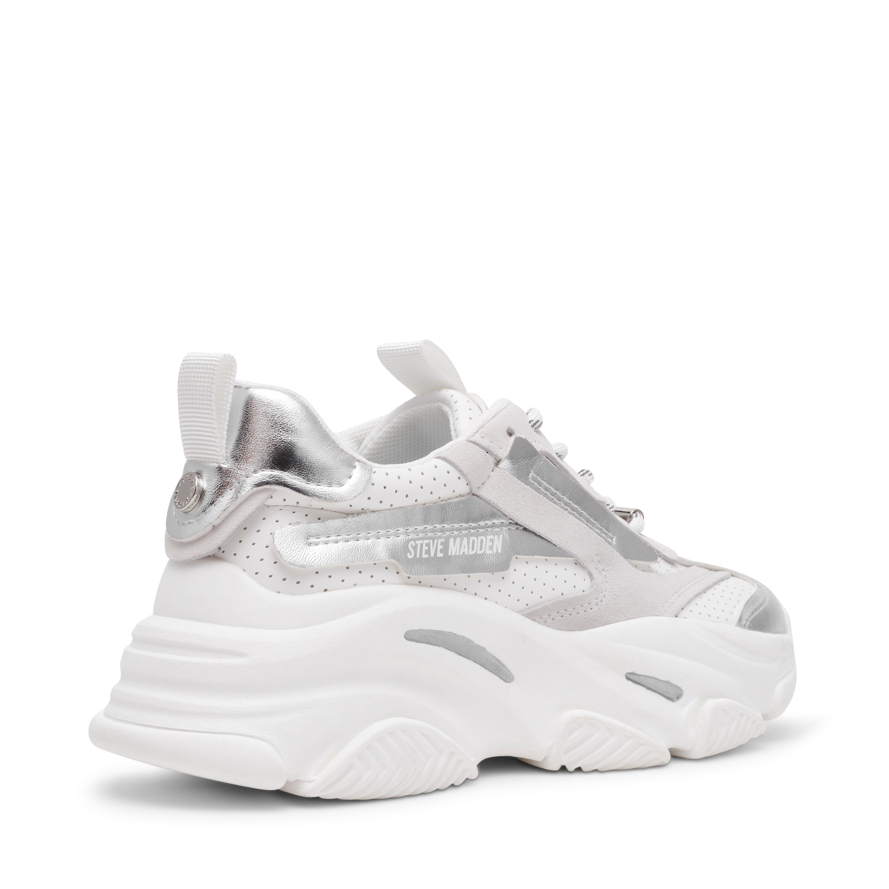Posses-perf Sneaker Bianco Argento
