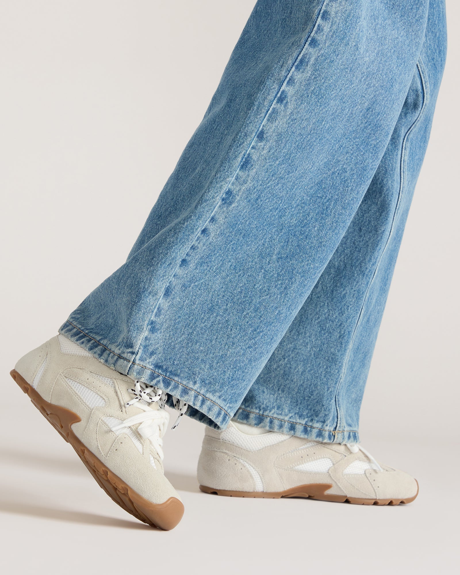 Asiel Sneaker Bianco Suede - view 2