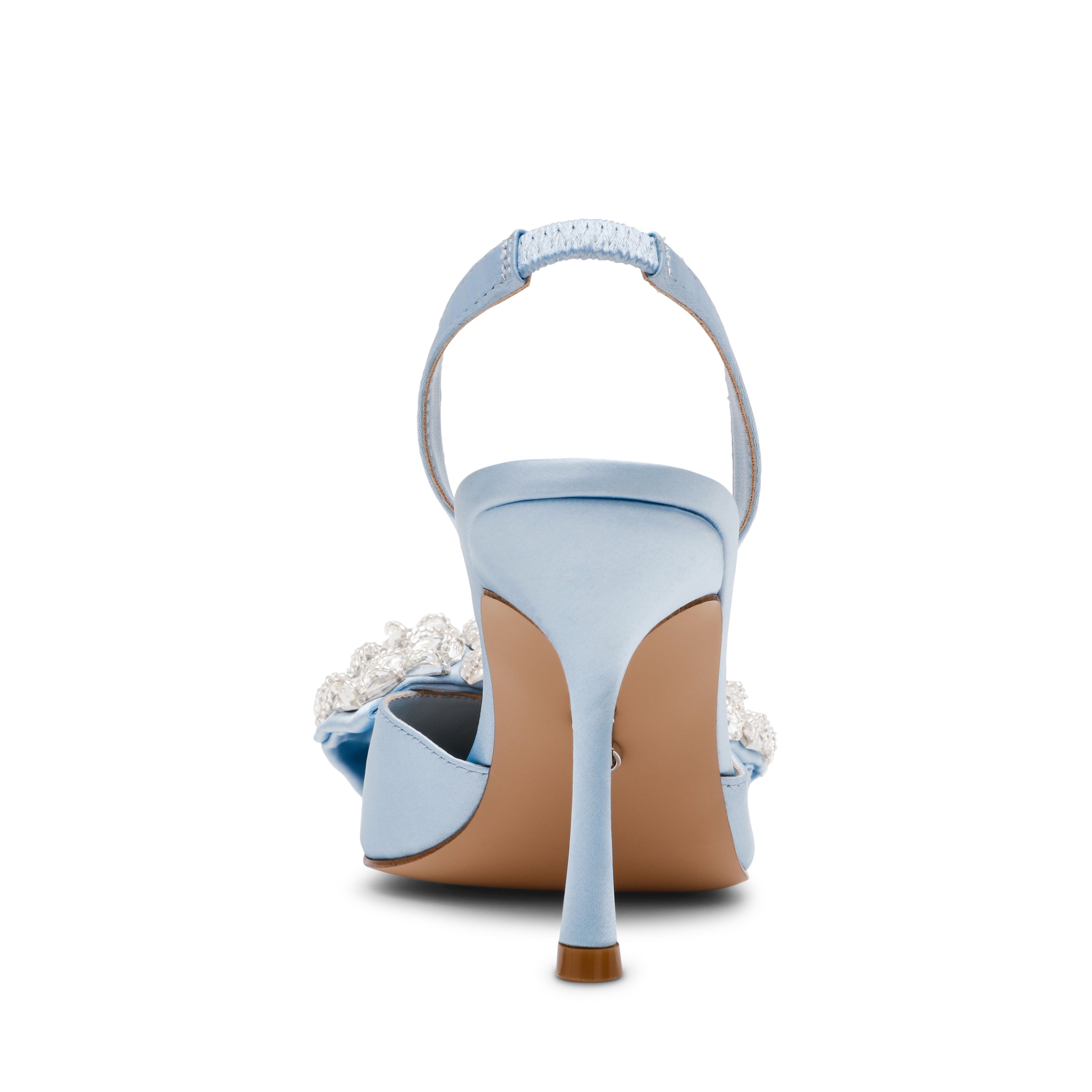 Lovie Décolleté Blu Satin - view 6