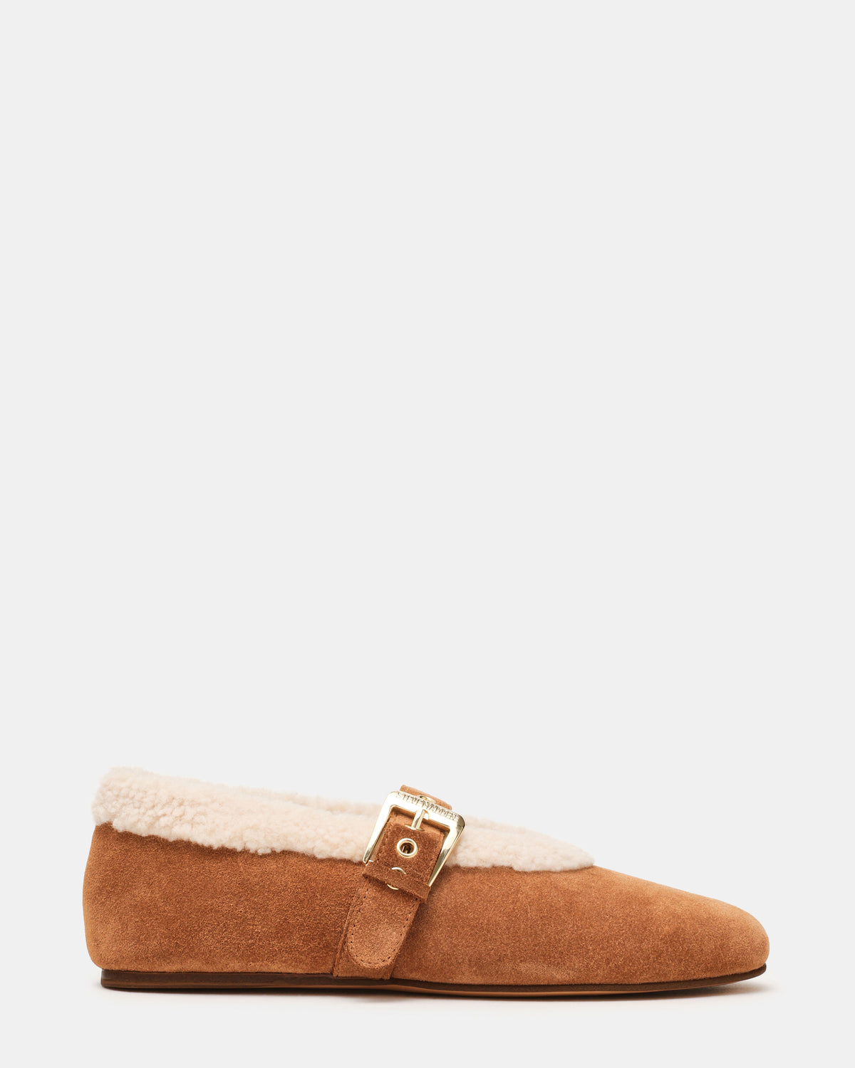 Lodge-sm Ballerina Camel Suede