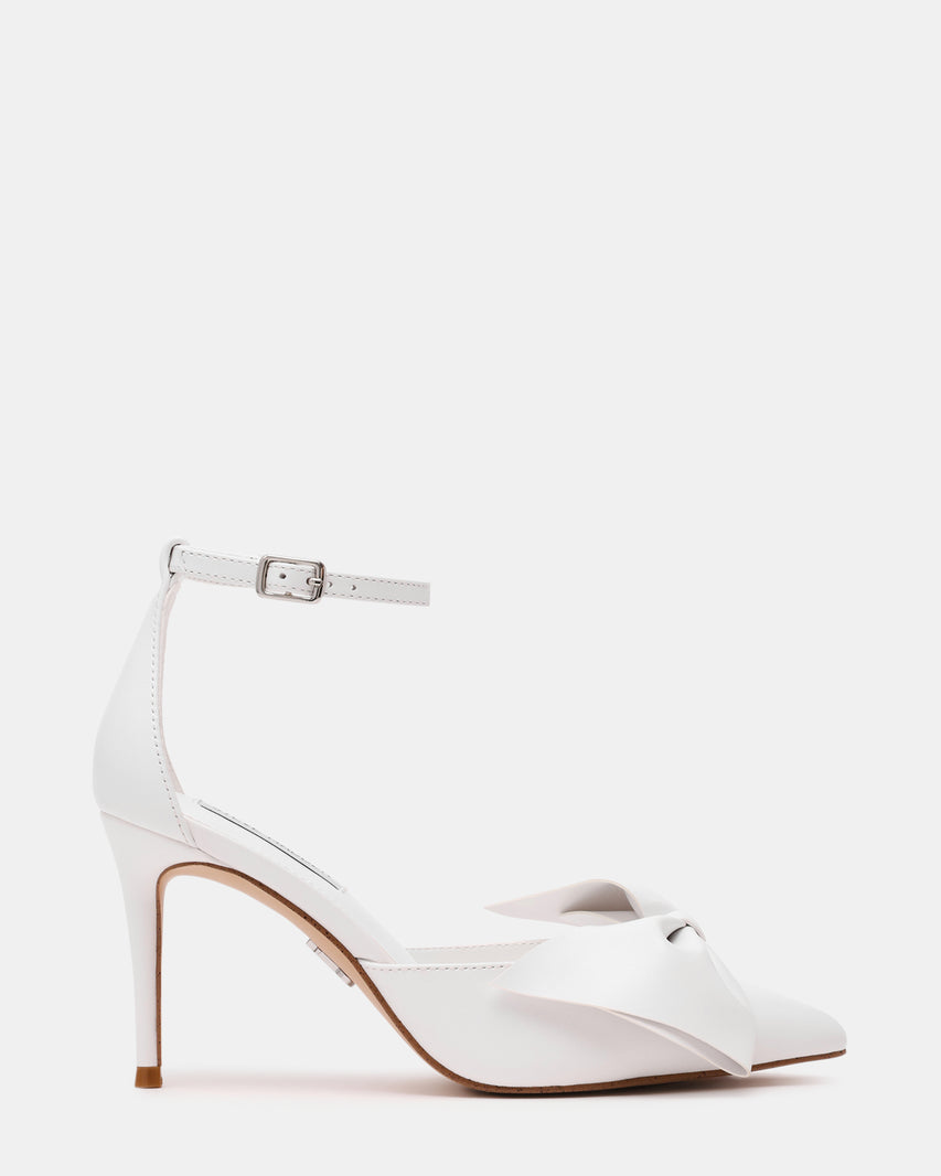 Lorina Décolleté Bianco Pelle