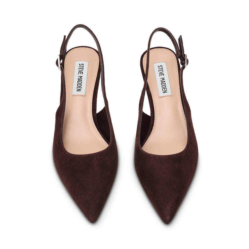 Korra Décolleté Coffee Suede - view 4