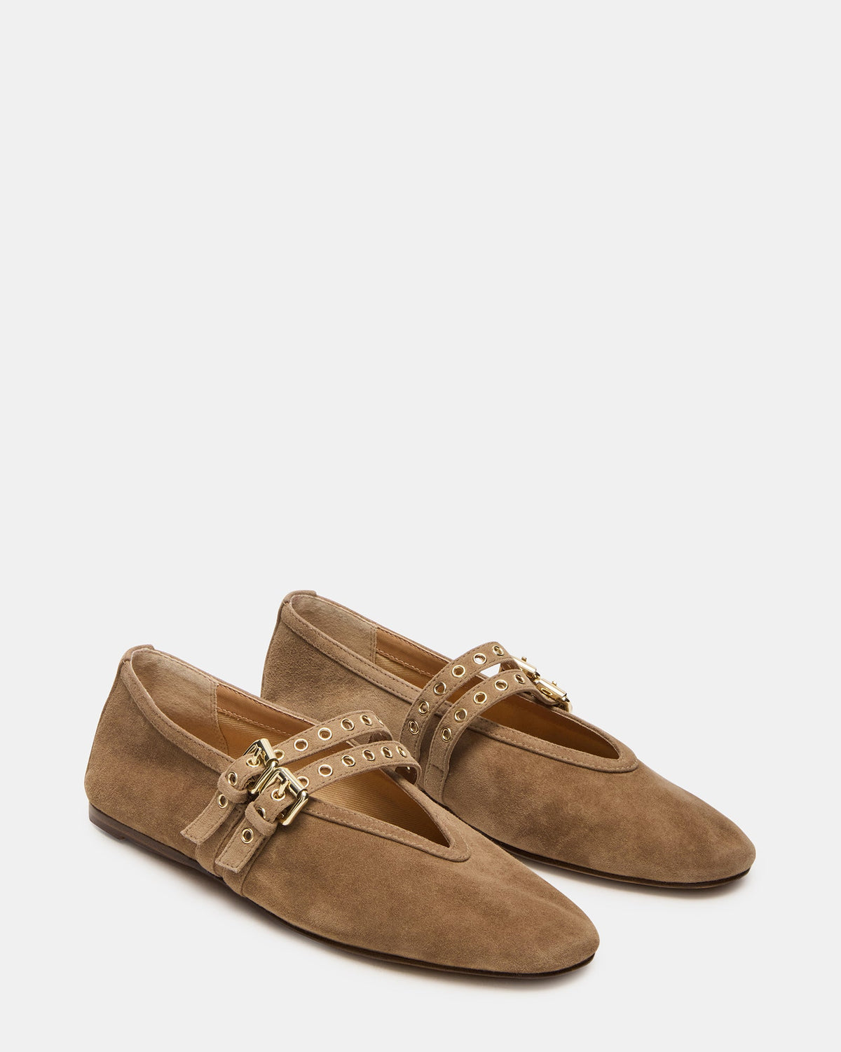Lydia Ballerina Taupe Suede - view 3