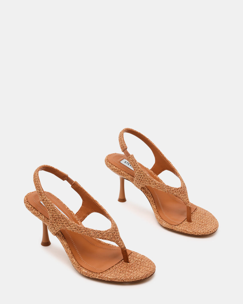 Cleeo Sandalo Tan Raffia - view 6