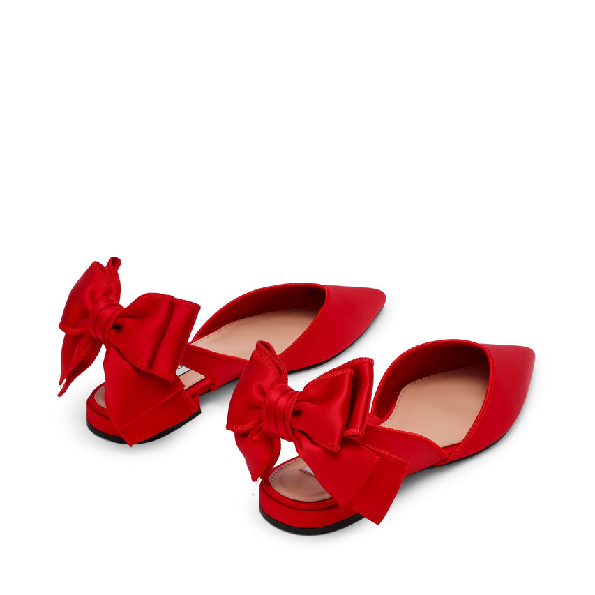 Synthia Ballerina Rosso Satin - view 4