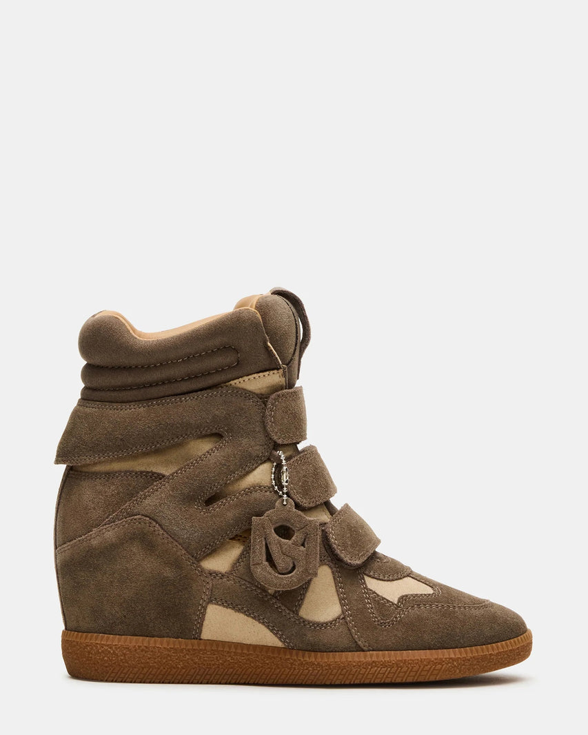 Mavis Sneaker Taupe Suede