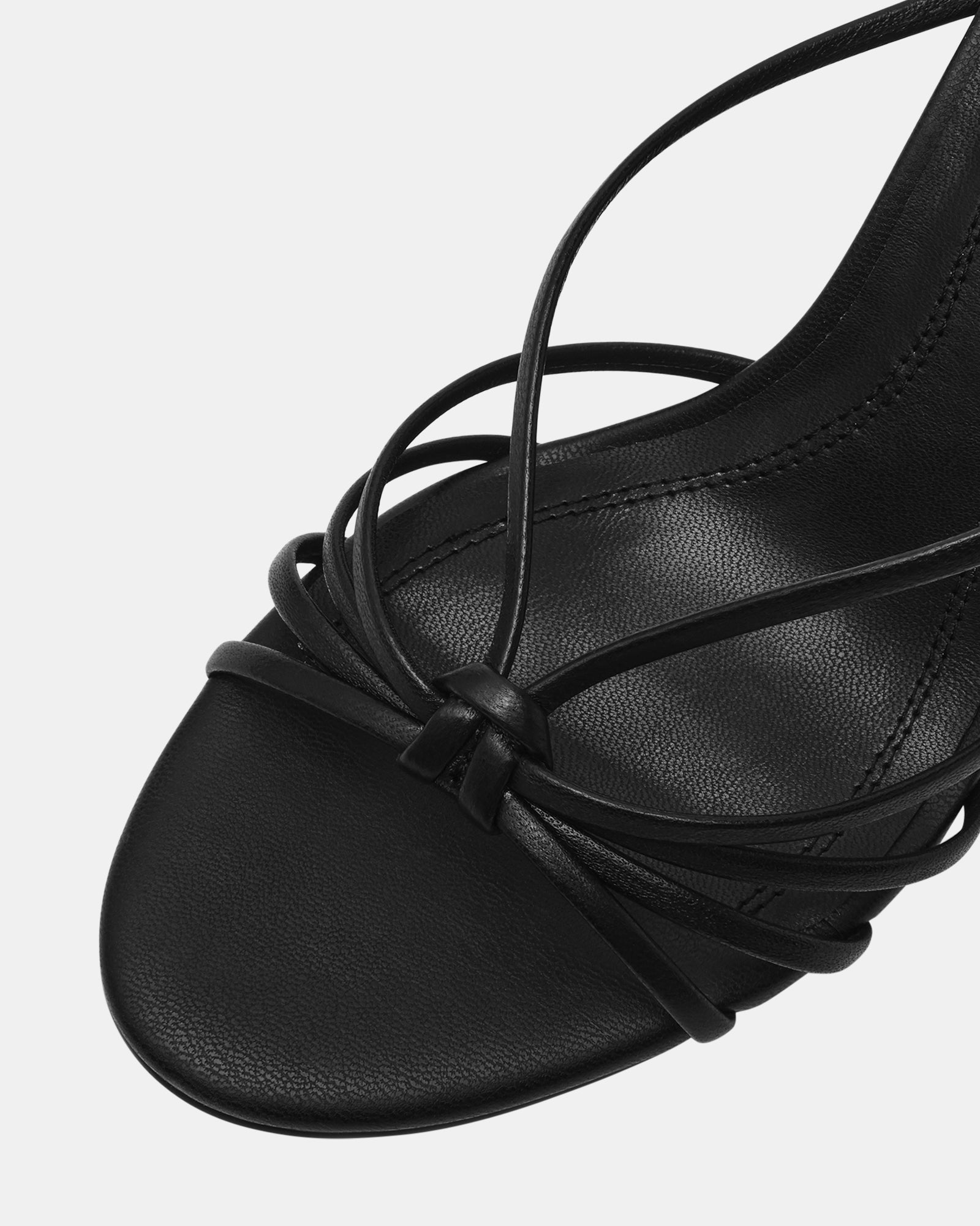Edna Sandalo Nero Pelle - view 4