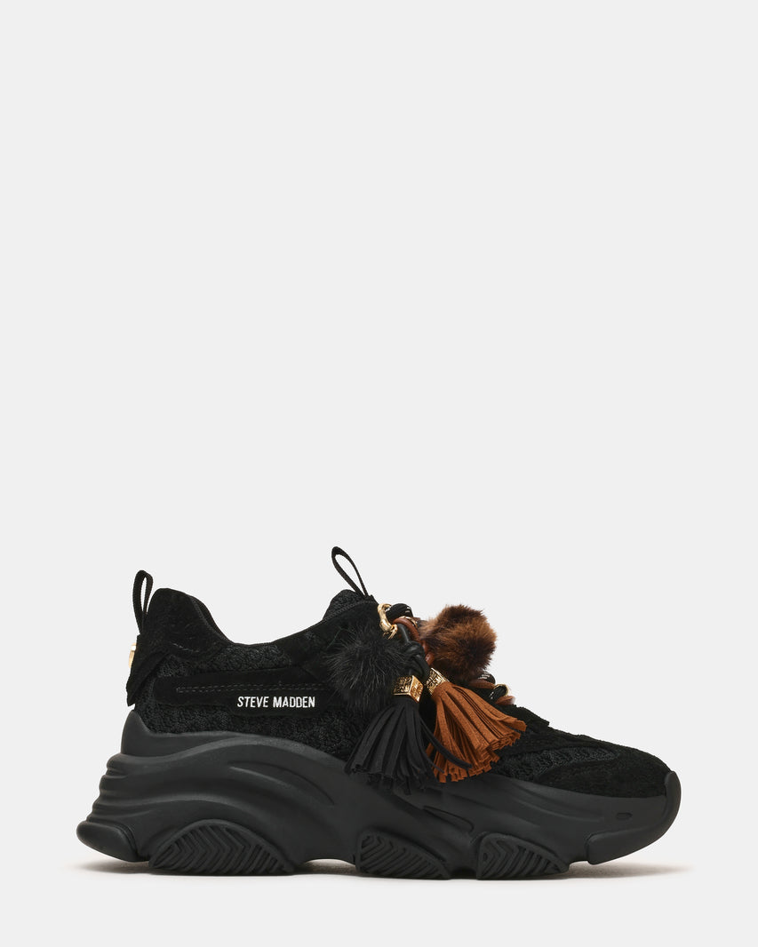 Possession-pp Sneaker Nero Suede
