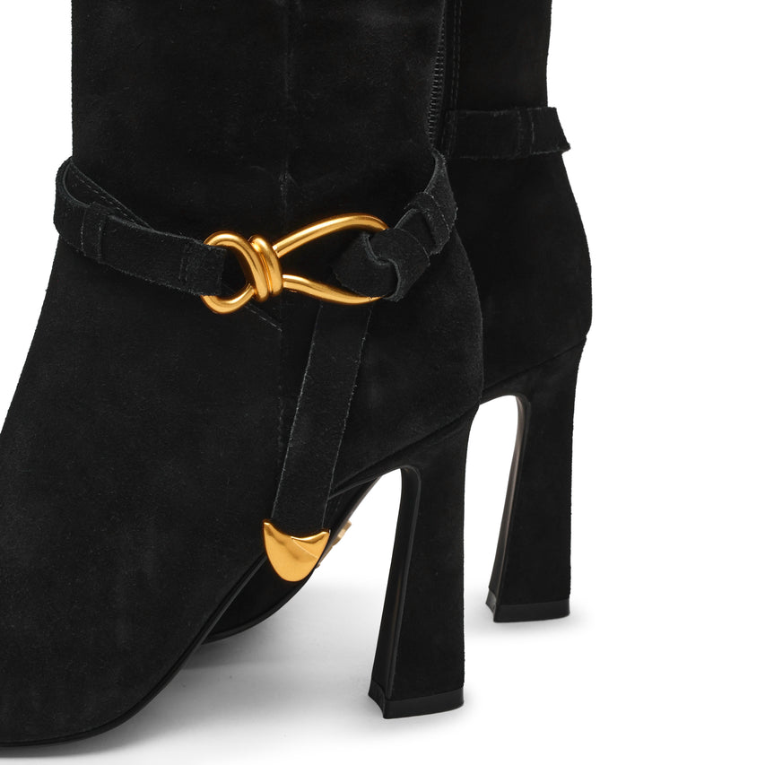 SIRRENS STIVALE NERO SUEDE