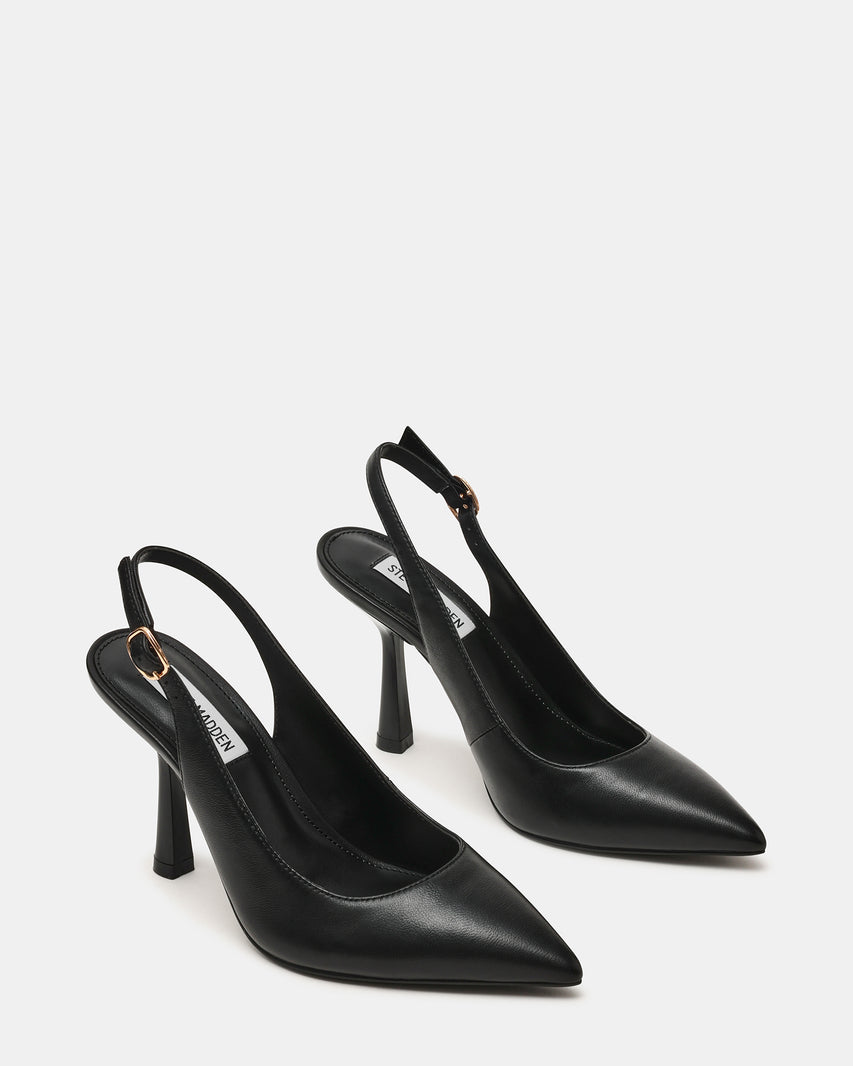 Juli Slingback Nero Pelle - view 2