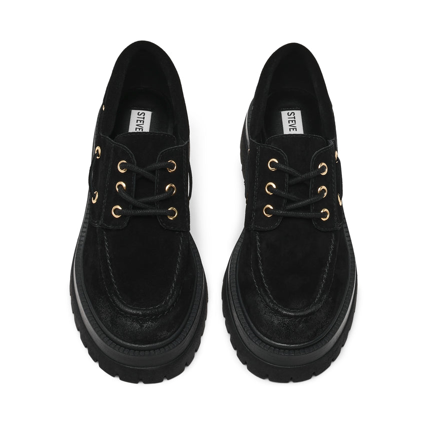 DETROIT MOCASSINO NERO SUEDE