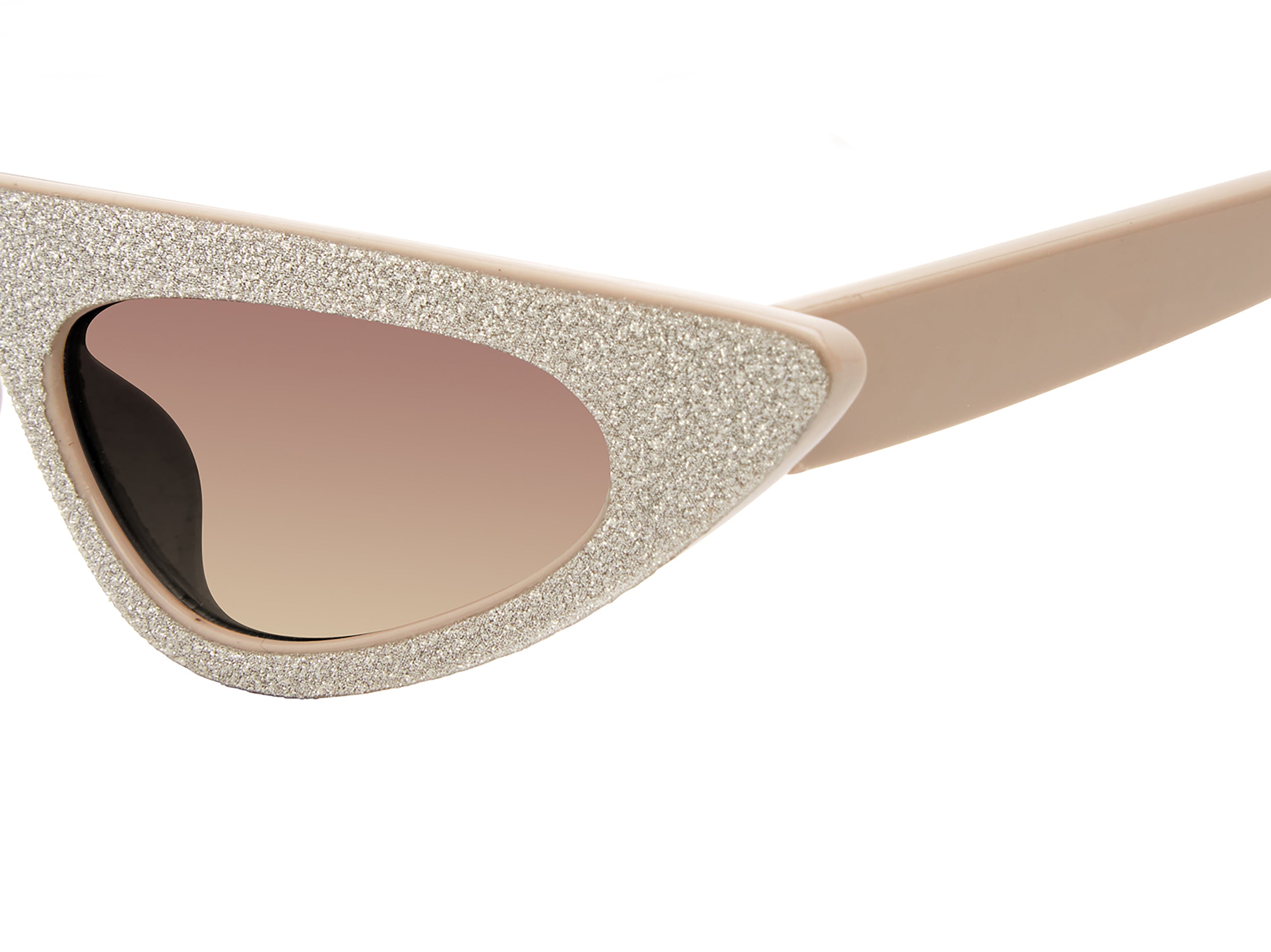 OCCHIALI LIZO TAN GLITTER ARGENTO