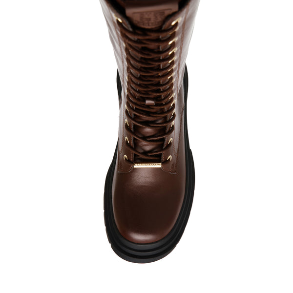 HIGH-SPRUNG MARRONE PELLE